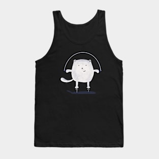 Bear Skipping robe Tank Top